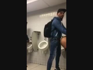 fucking in the public bathroom.